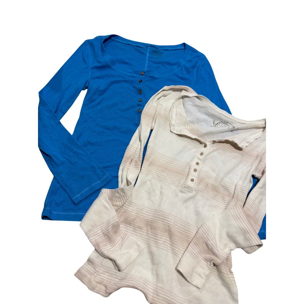 Y2K Old Navy Henley Tops Size Medium
